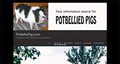 Desktop Screenshot of potbellypigs.com